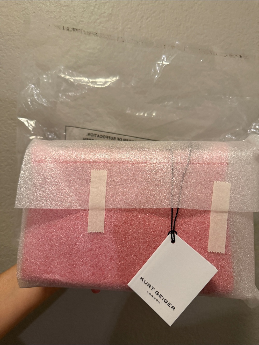 Kurt Geiger Bubblegum Pink Shoulder Bag